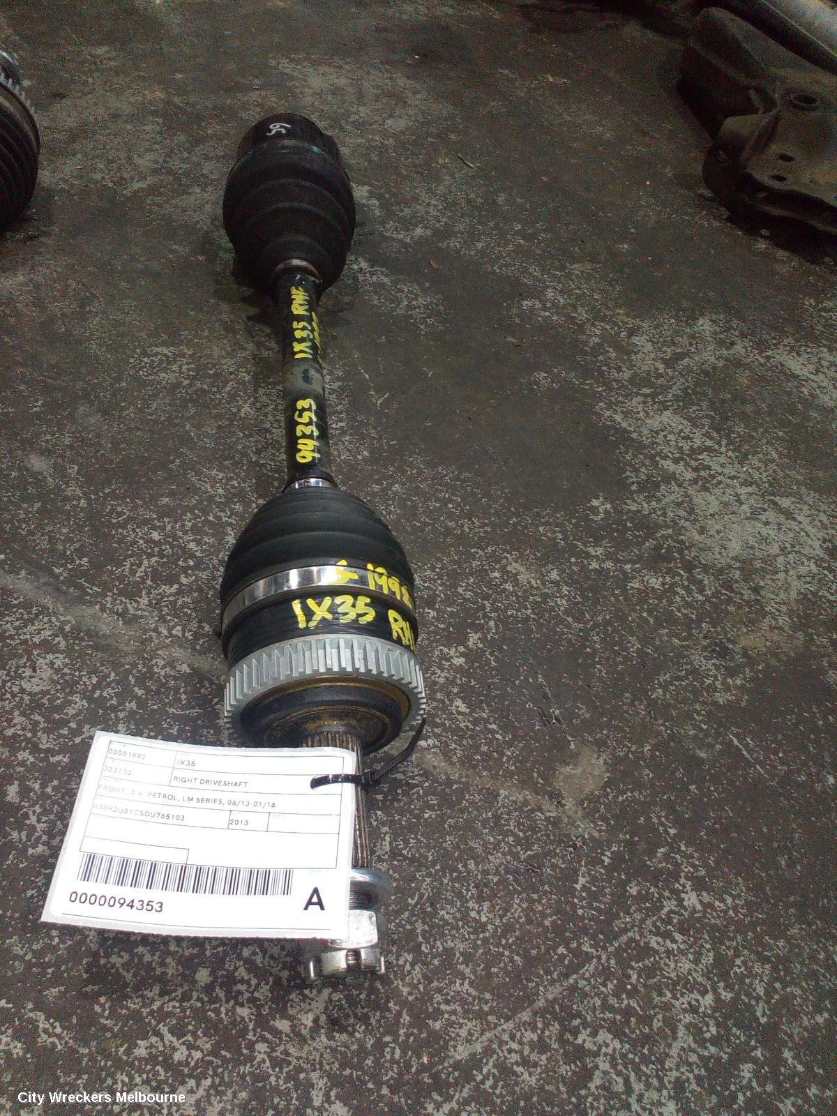 HYUNDAI IX35 2013 Right Driveshaft