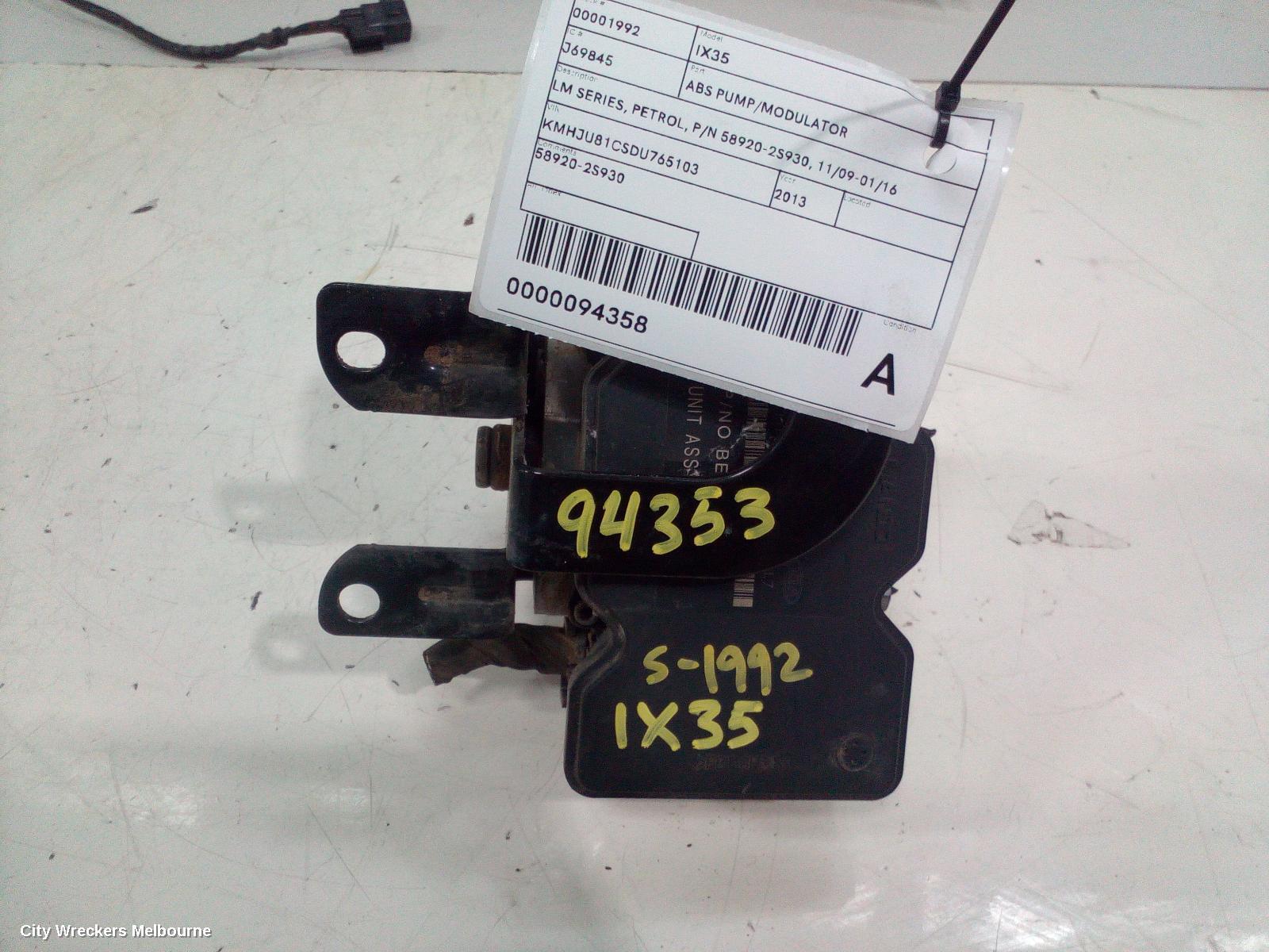 HYUNDAI IX35 2013 Abs Pump/Modulator