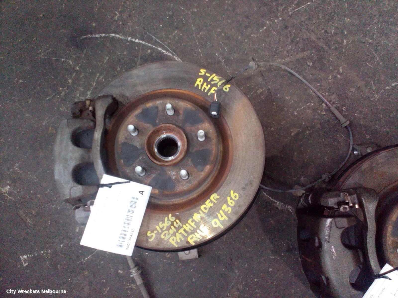 NISSAN PATHFINDER 2014 Right Front Hub Assembly