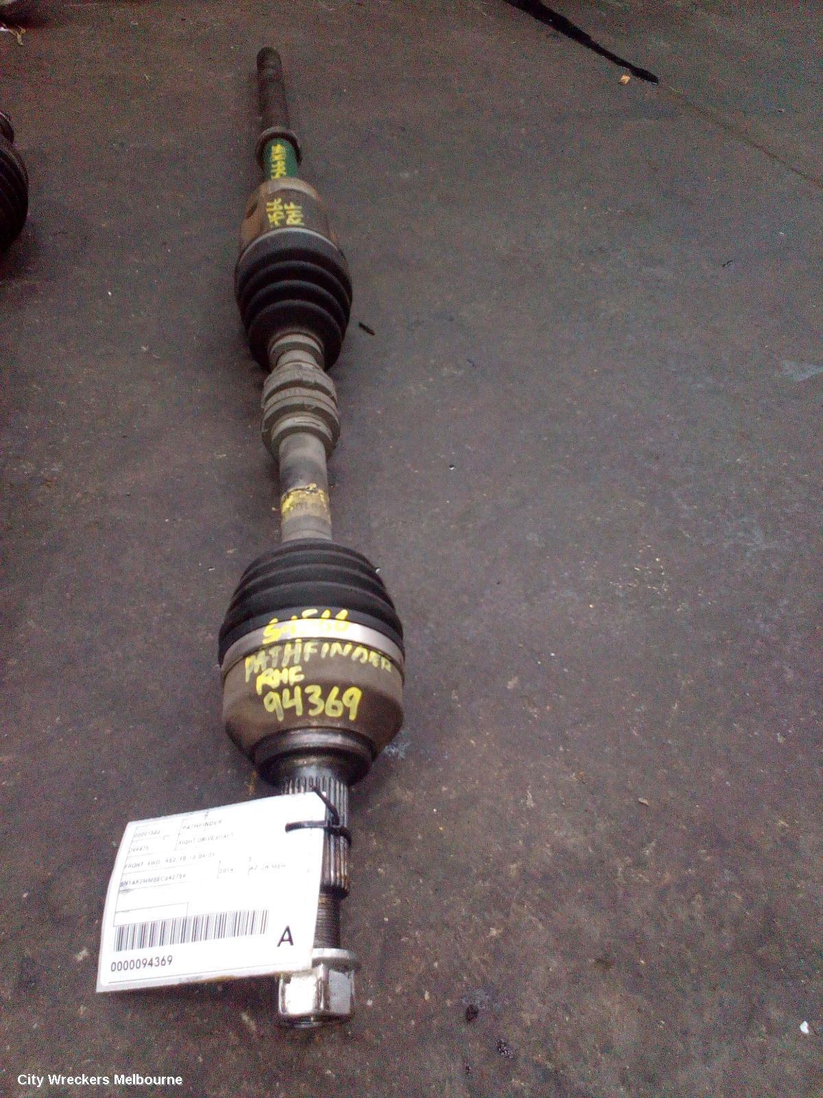 NISSAN PATHFINDER 2014 Right Driveshaft