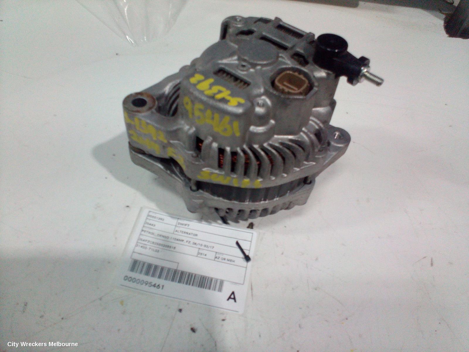 SUZUKI SWIFT 2014 Alternator