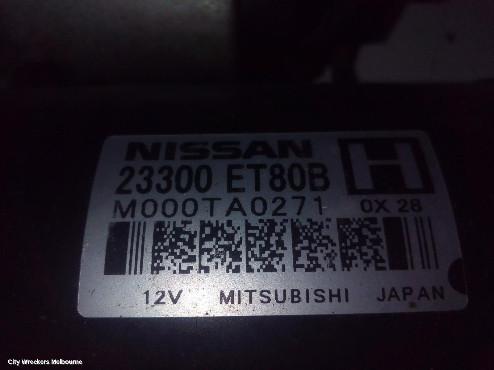 NISSAN XTRAIL 2011 Starter