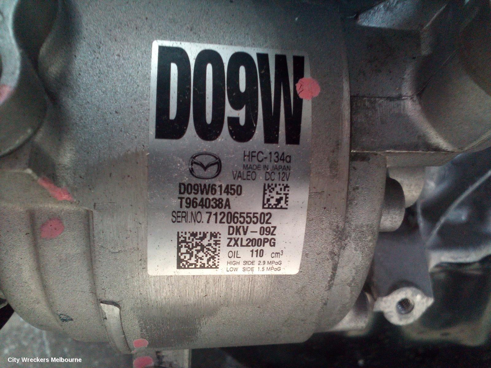 MAZDA CX3 2018 A/C Compressor