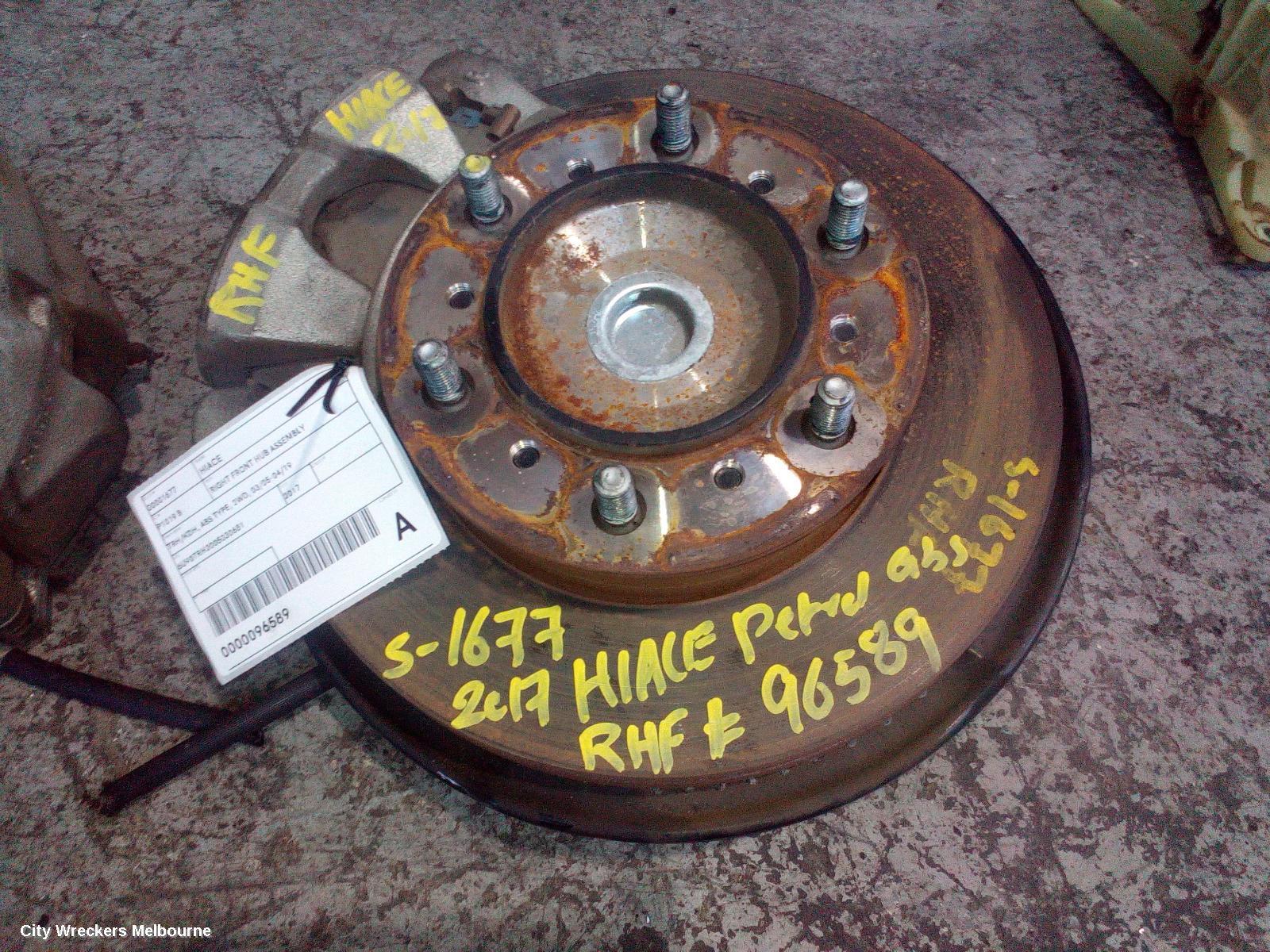 TOYOTA HIACE 2017 Right Front Hub Assembly