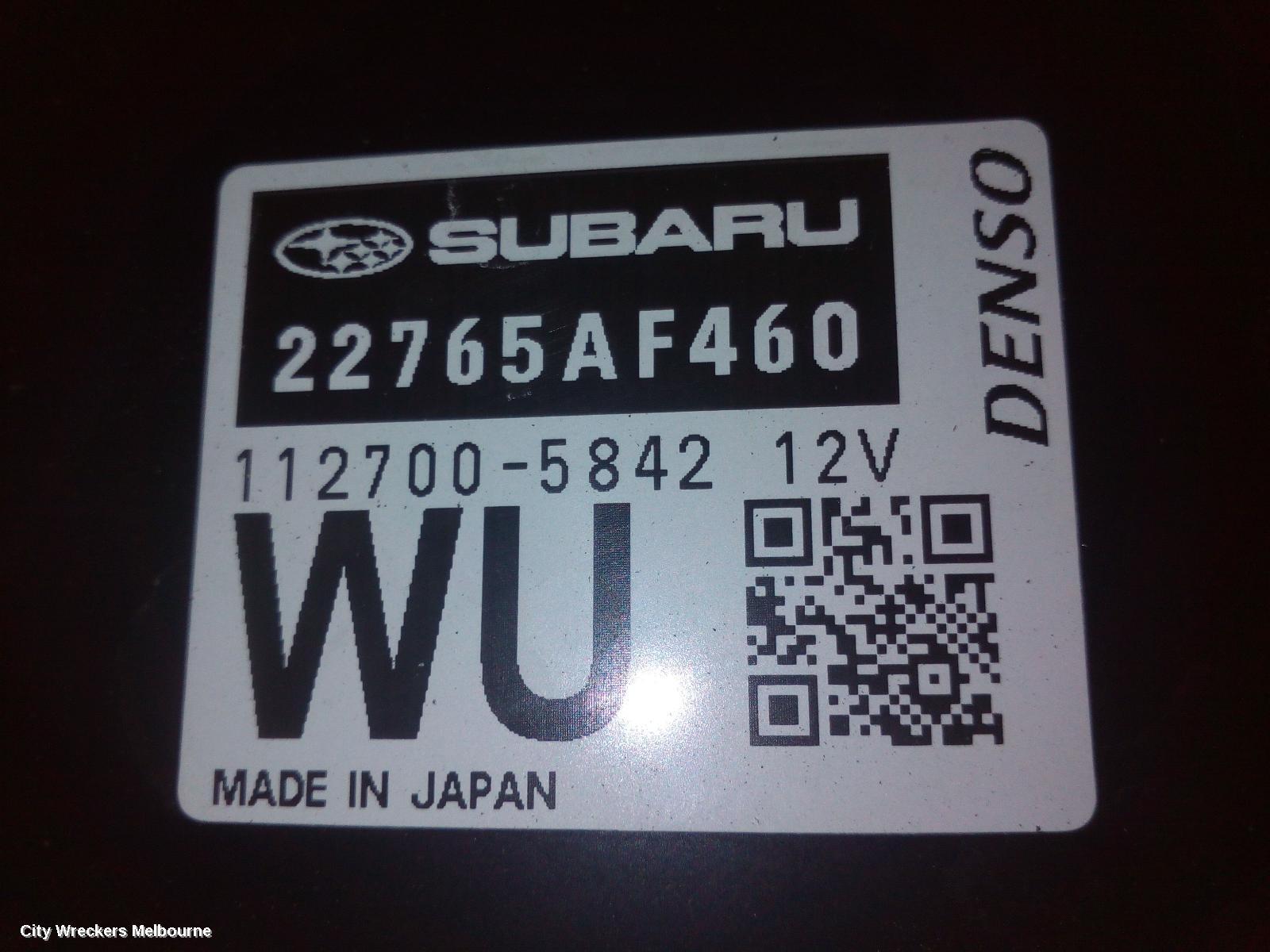 SUBARU OUTBACK 2015 Ecu