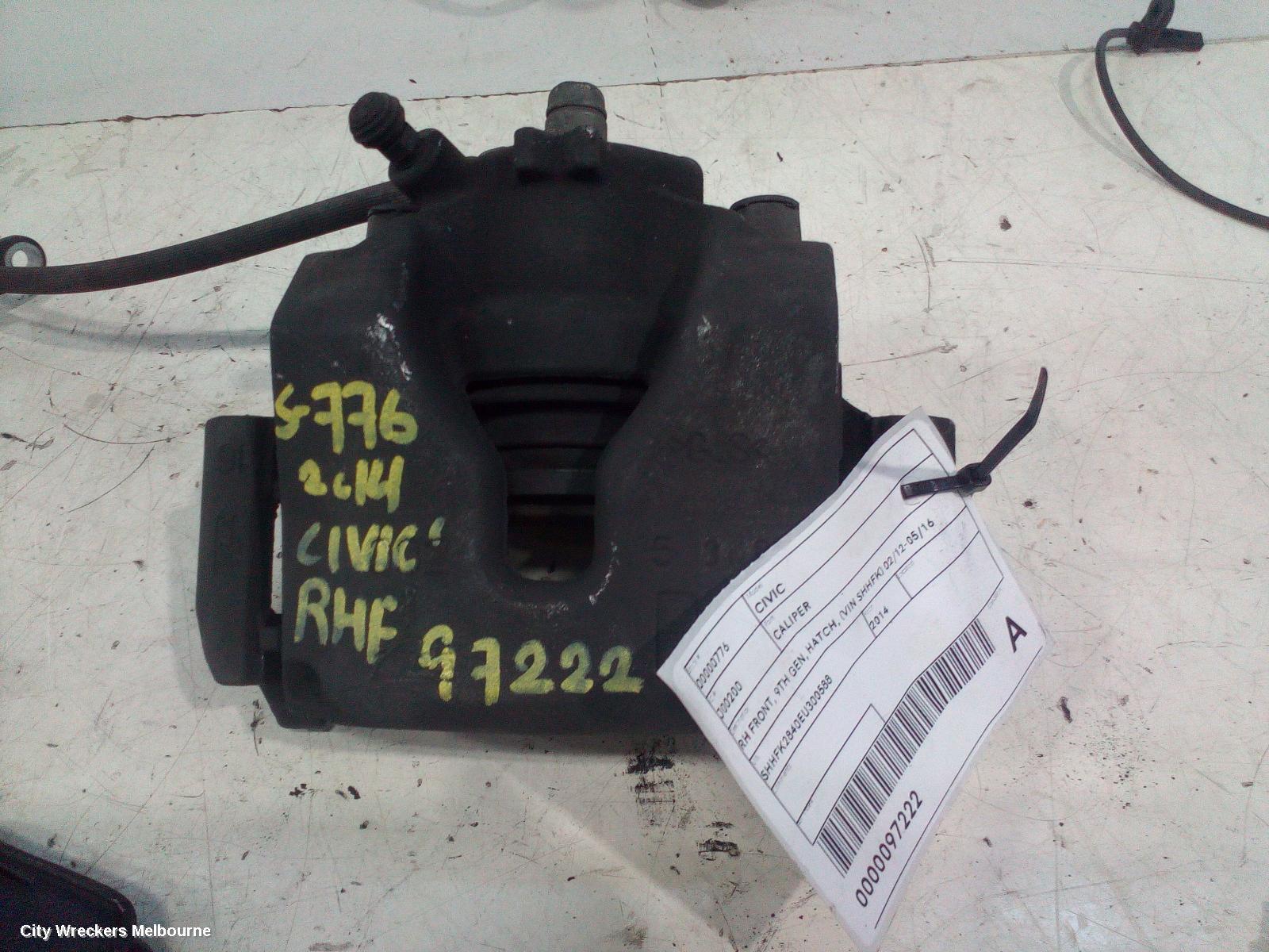 HONDA CIVIC 2014 Caliper