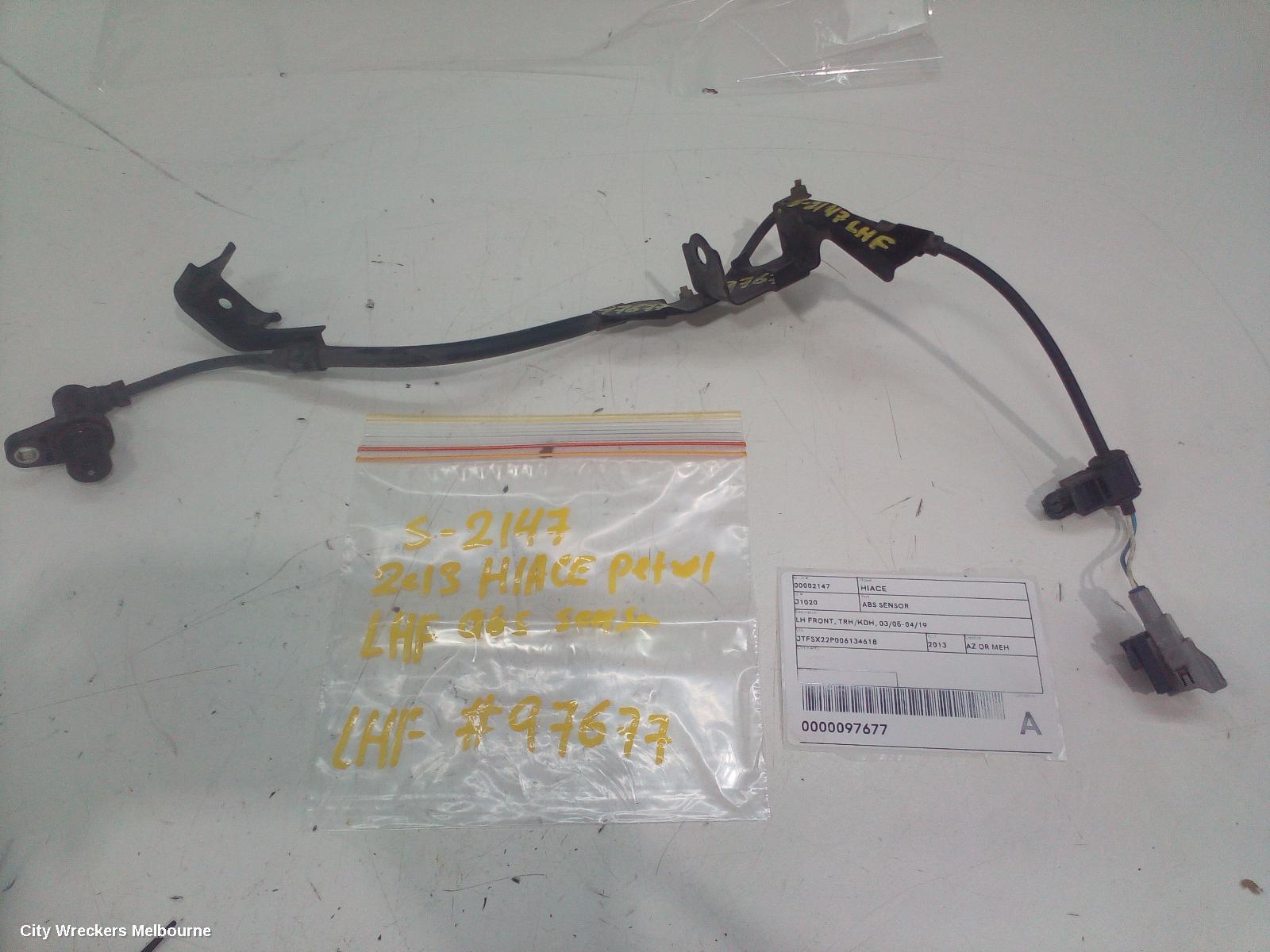 TOYOTA HIACE 2013 Abs Sensor