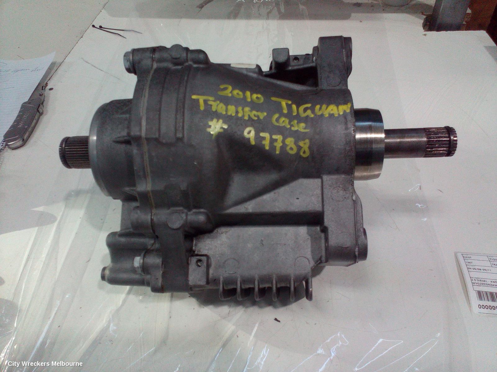 VOLKSWAGEN TIGUAN 2010 Transfer Case