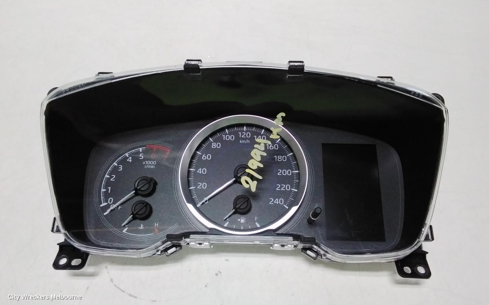 TOYOTA COROLLA 2021 Instrument Cluster