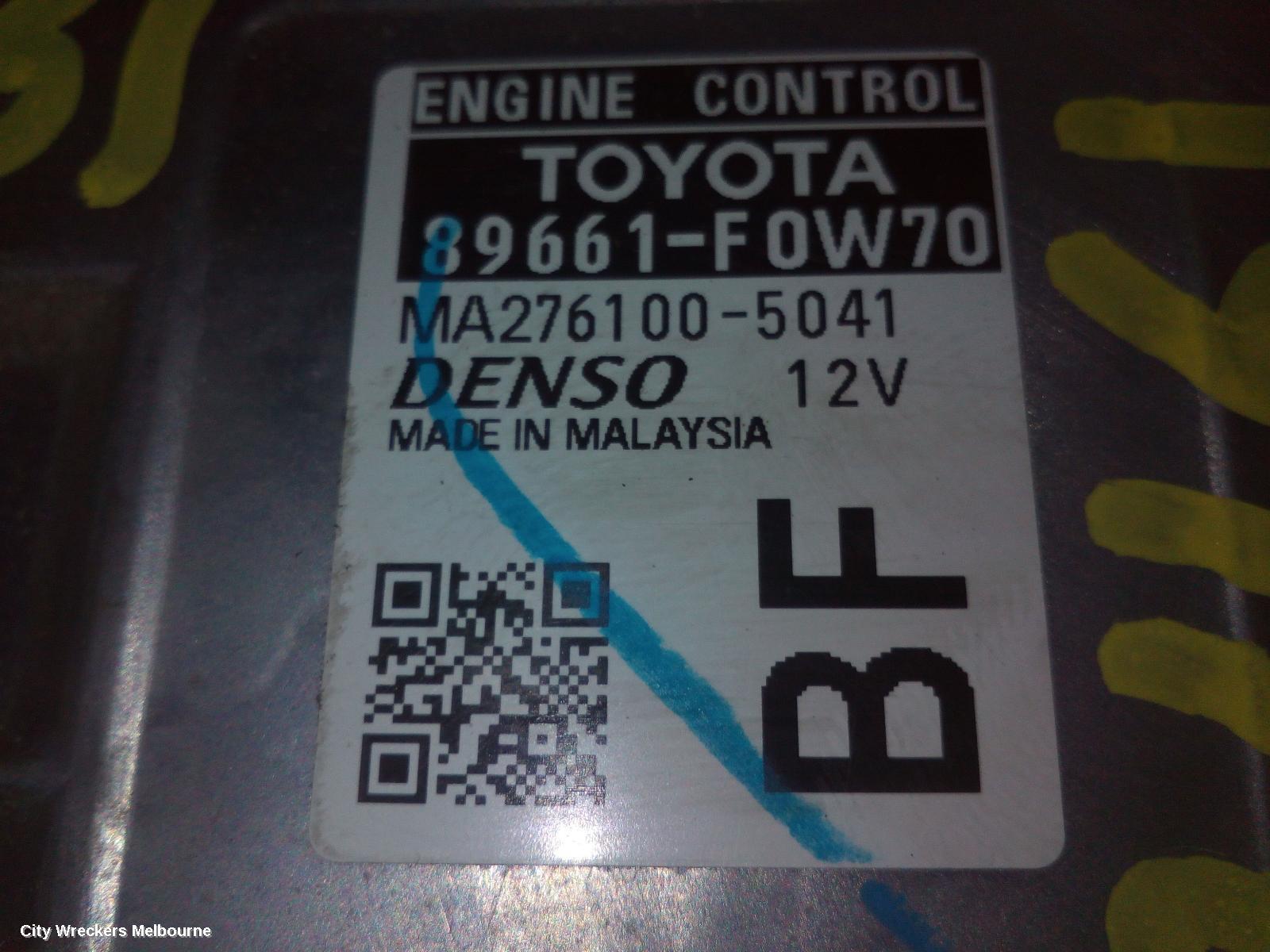 TOYOTA HILUX 2018 Ecu