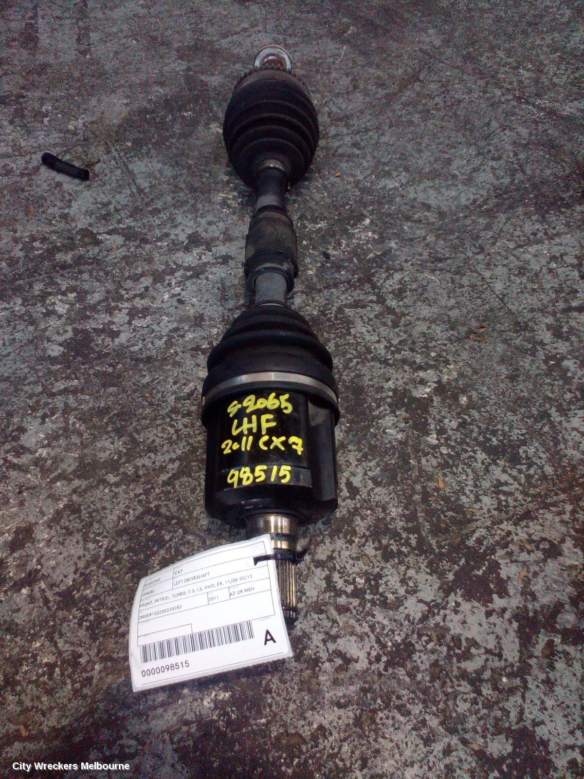 MAZDA CX7 2011 Left Driveshaft