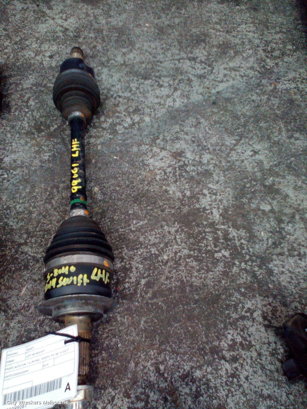 SUZUKI SWIFT 2014 Left Driveshaft