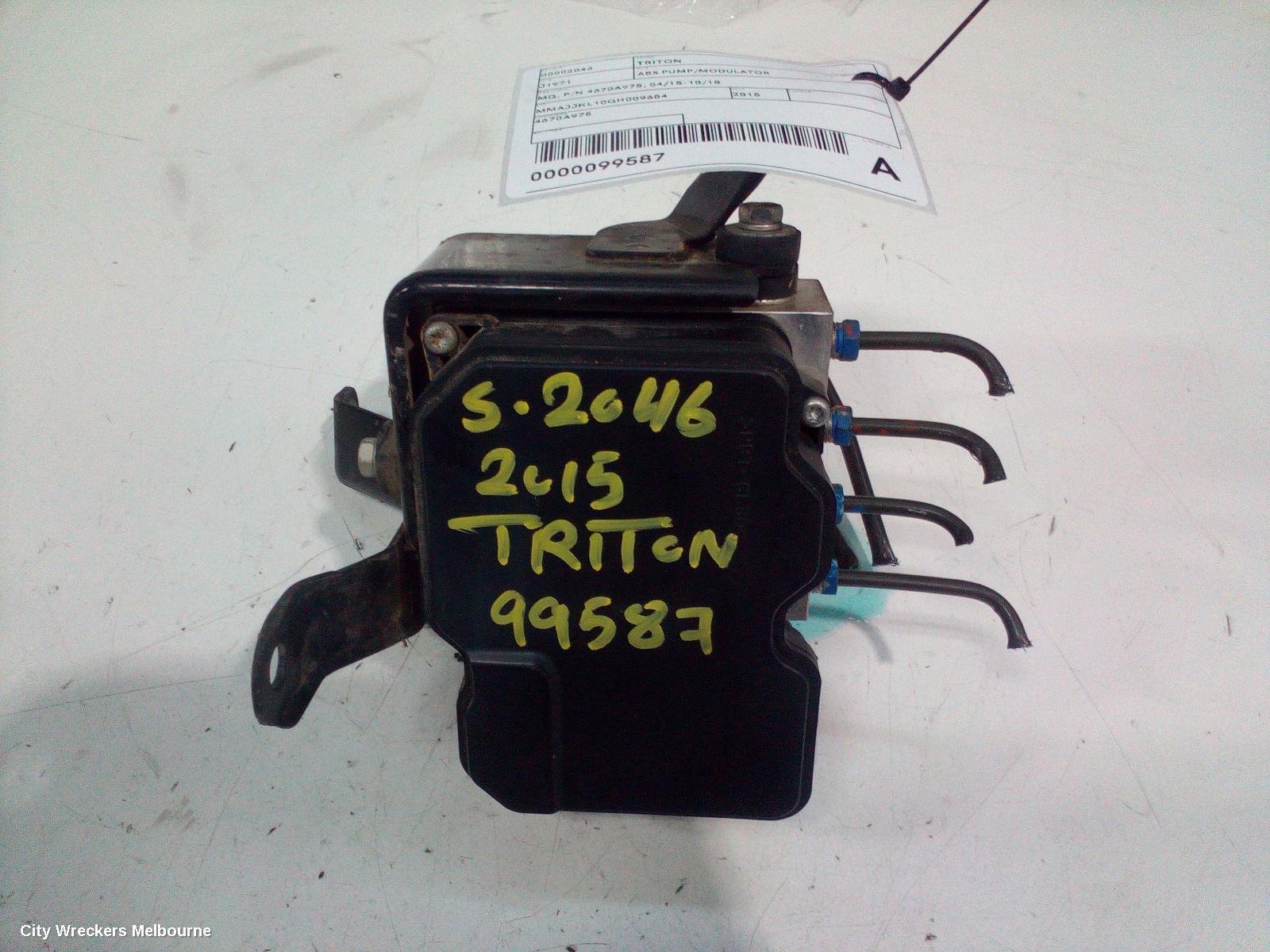 MITSUBISHI TRITON 2015 Abs Pump/Modulator