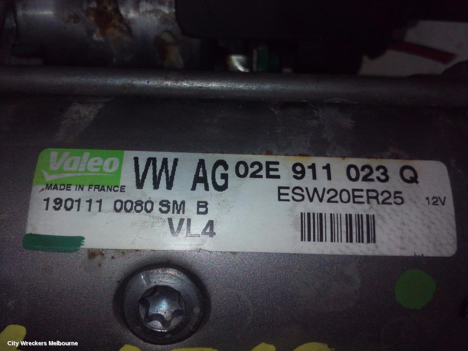 VOLKSWAGEN PASSAT 2011 Starter