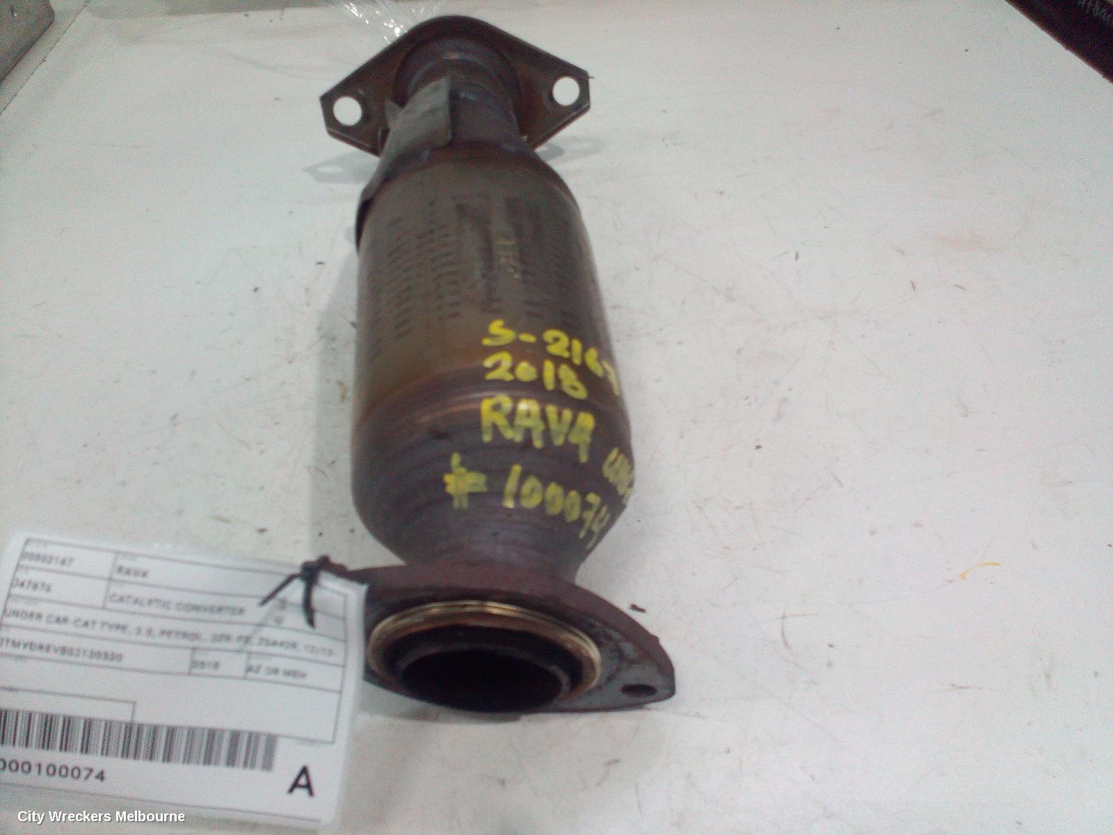 TOYOTA RAV4 2018 Catalytic Converter