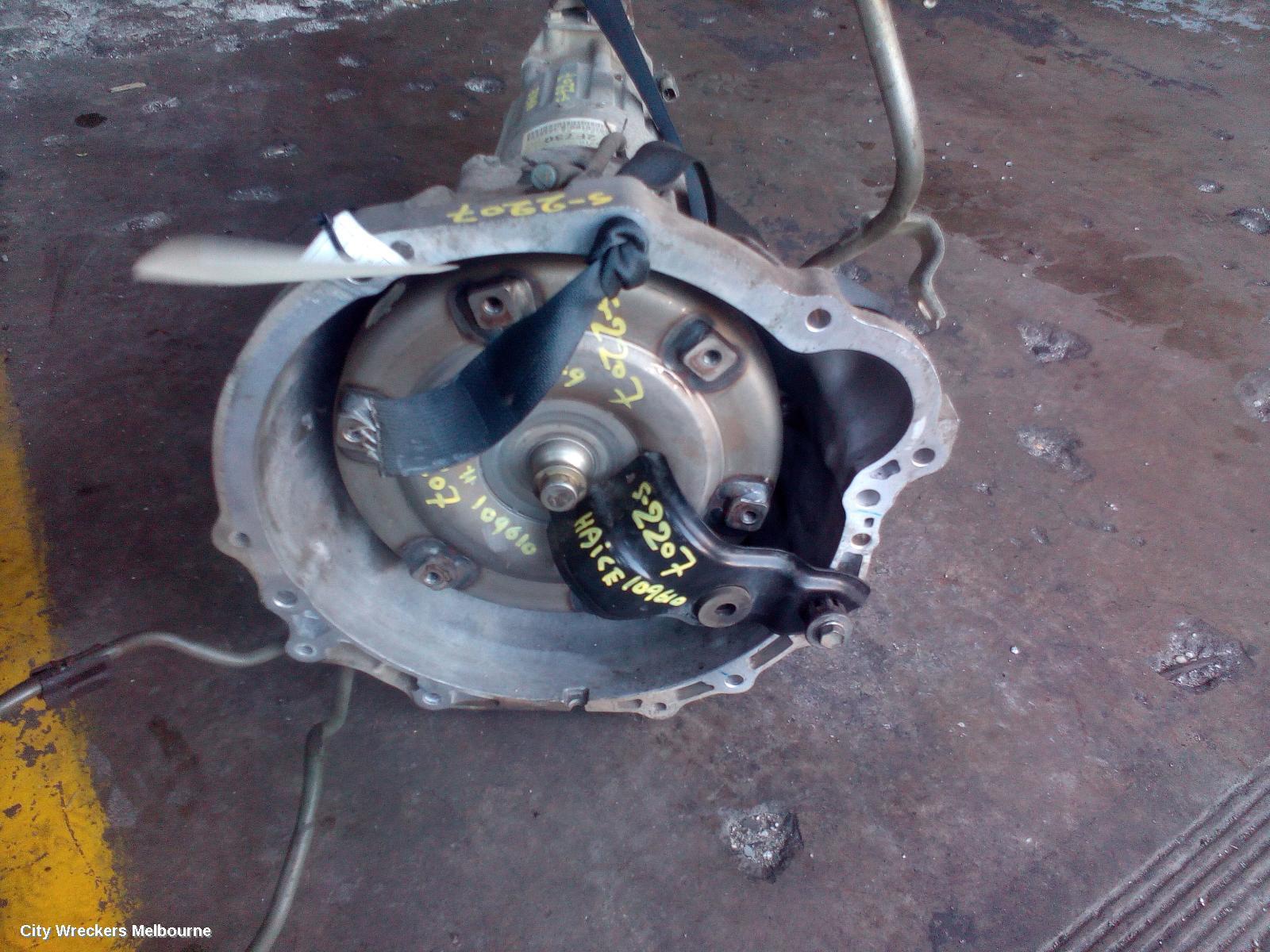 TOYOTA HIACE 2009 Trans/Gearbox