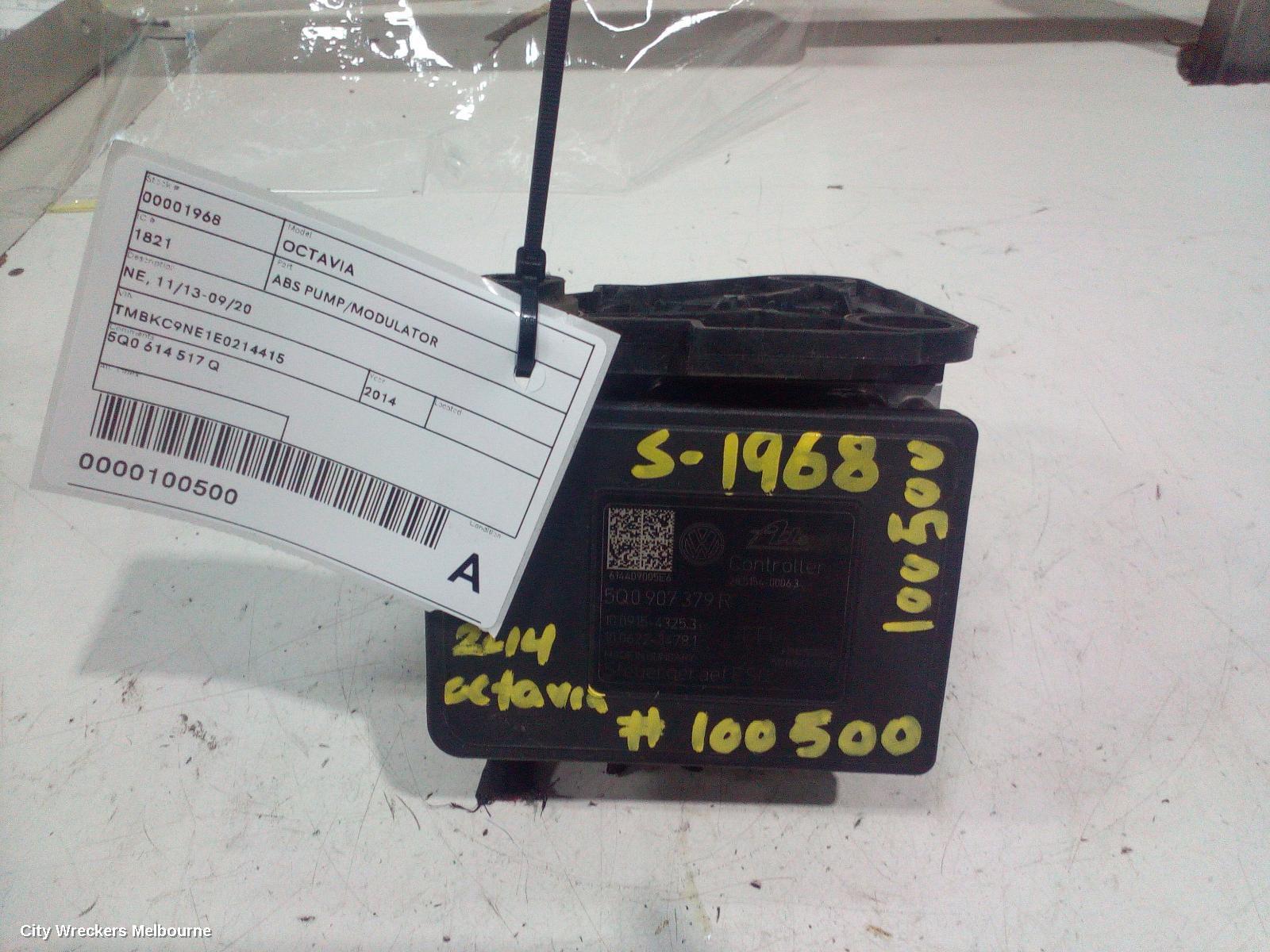 SKODA OCTAVIA 2014 Abs Pump/Modulator