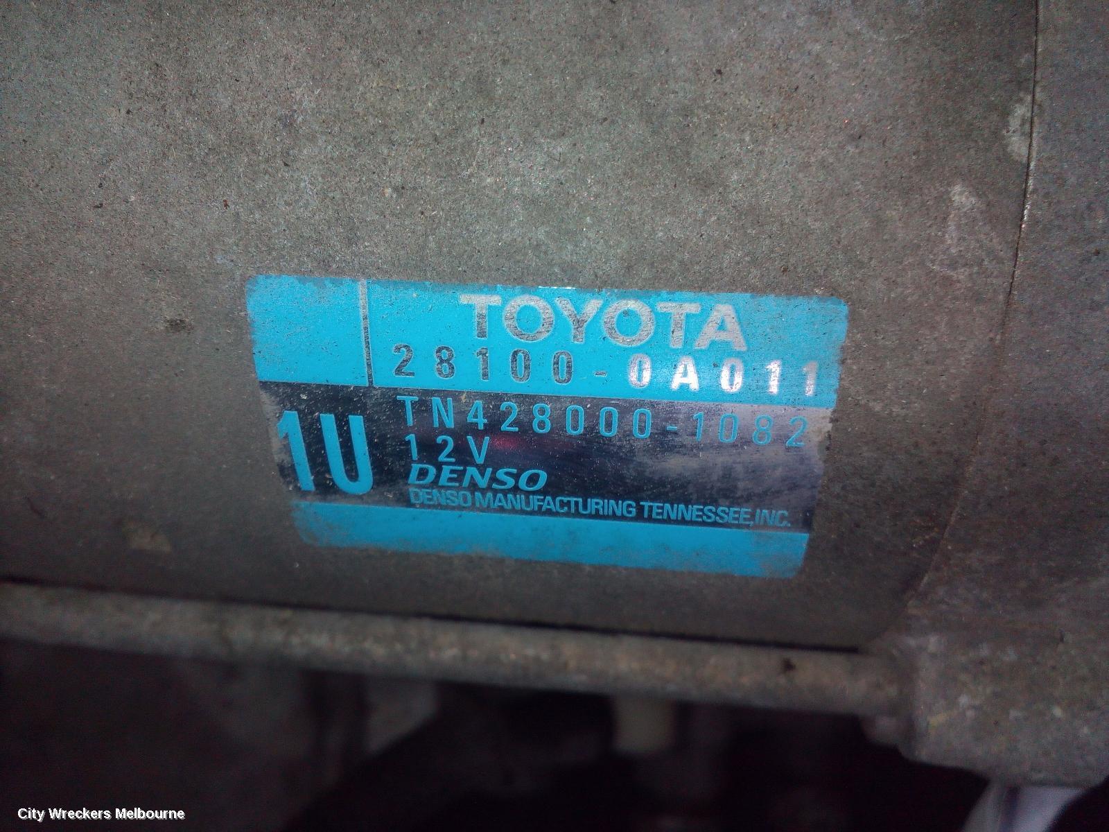 TOYOTA KLUGER 2014 Starter