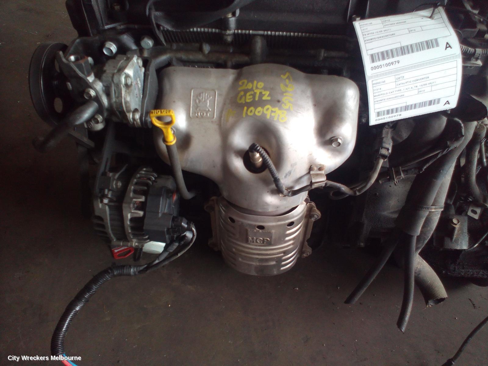 HYUNDAI GETZ 2010 Catalytic Converter