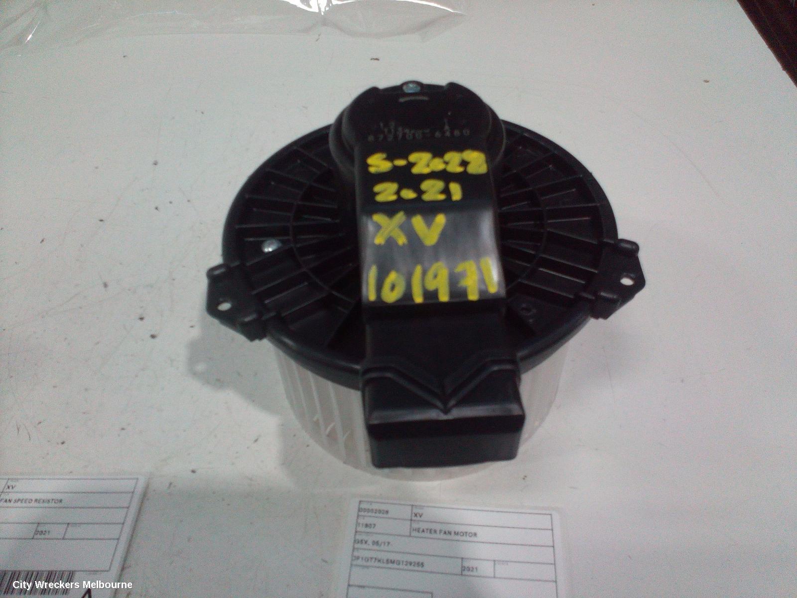 SUBARU XV 2021 Heater Fan Motor