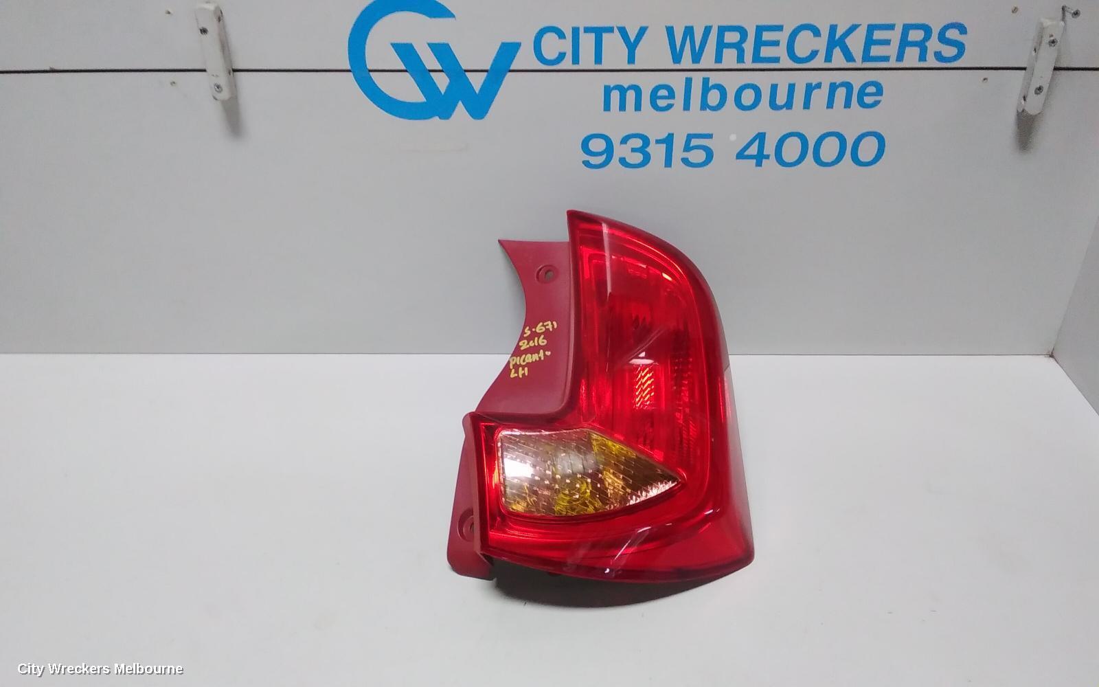 KIA PICANTO 2017 Left Taillight