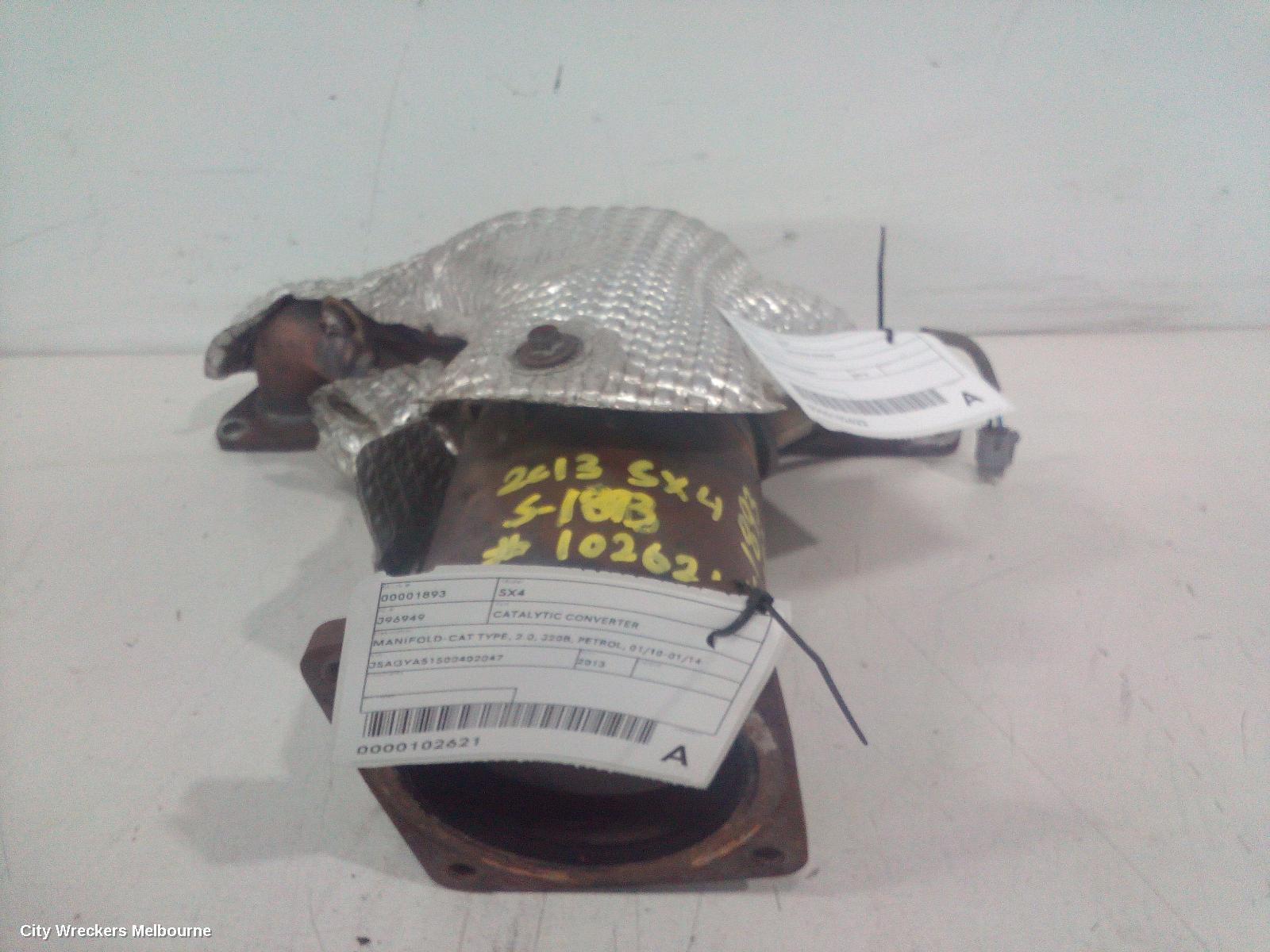 SUZUKI SX4 2013 Catalytic Converter