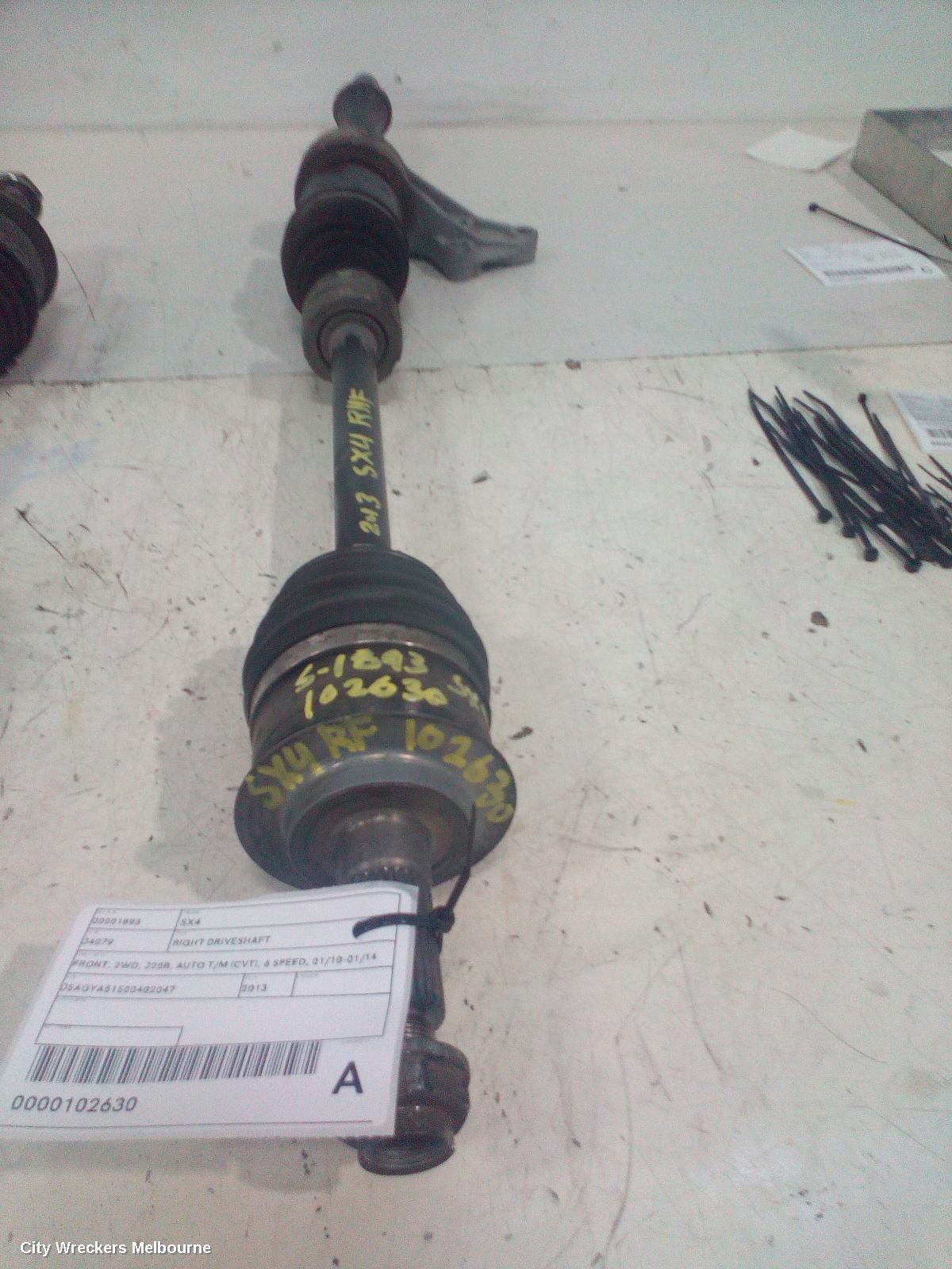 SUZUKI SX4 2013 Right Driveshaft