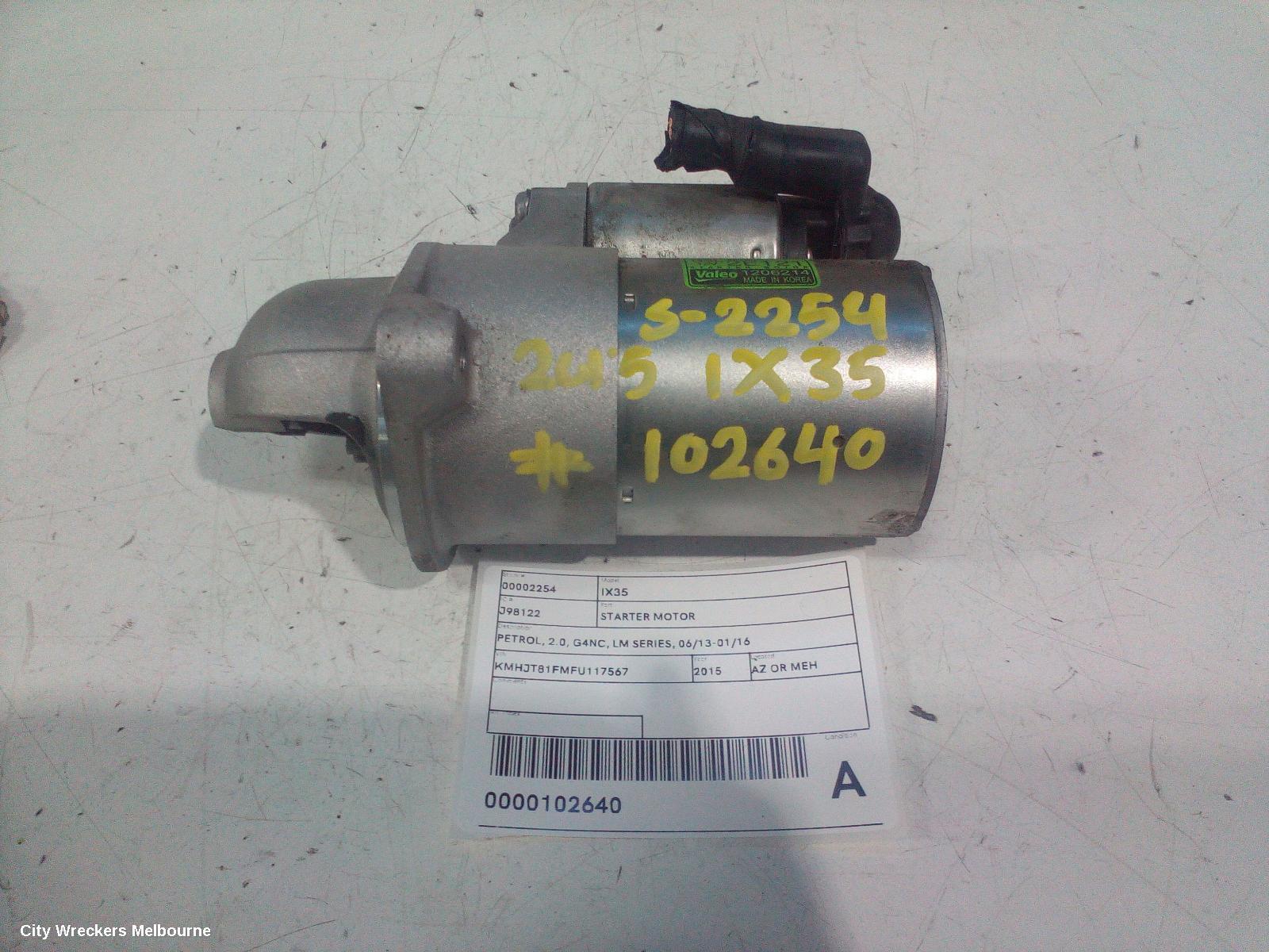 HYUNDAI IX35 2015 Starter