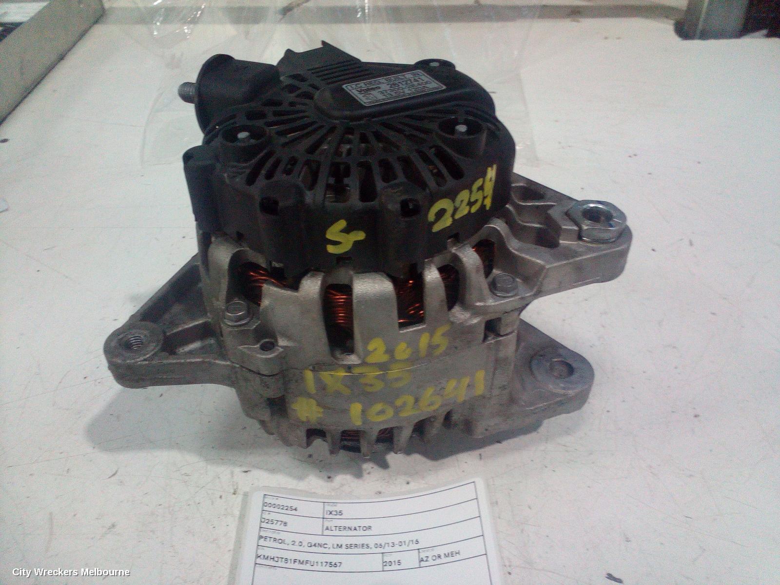 HYUNDAI IX35 2015 Alternator