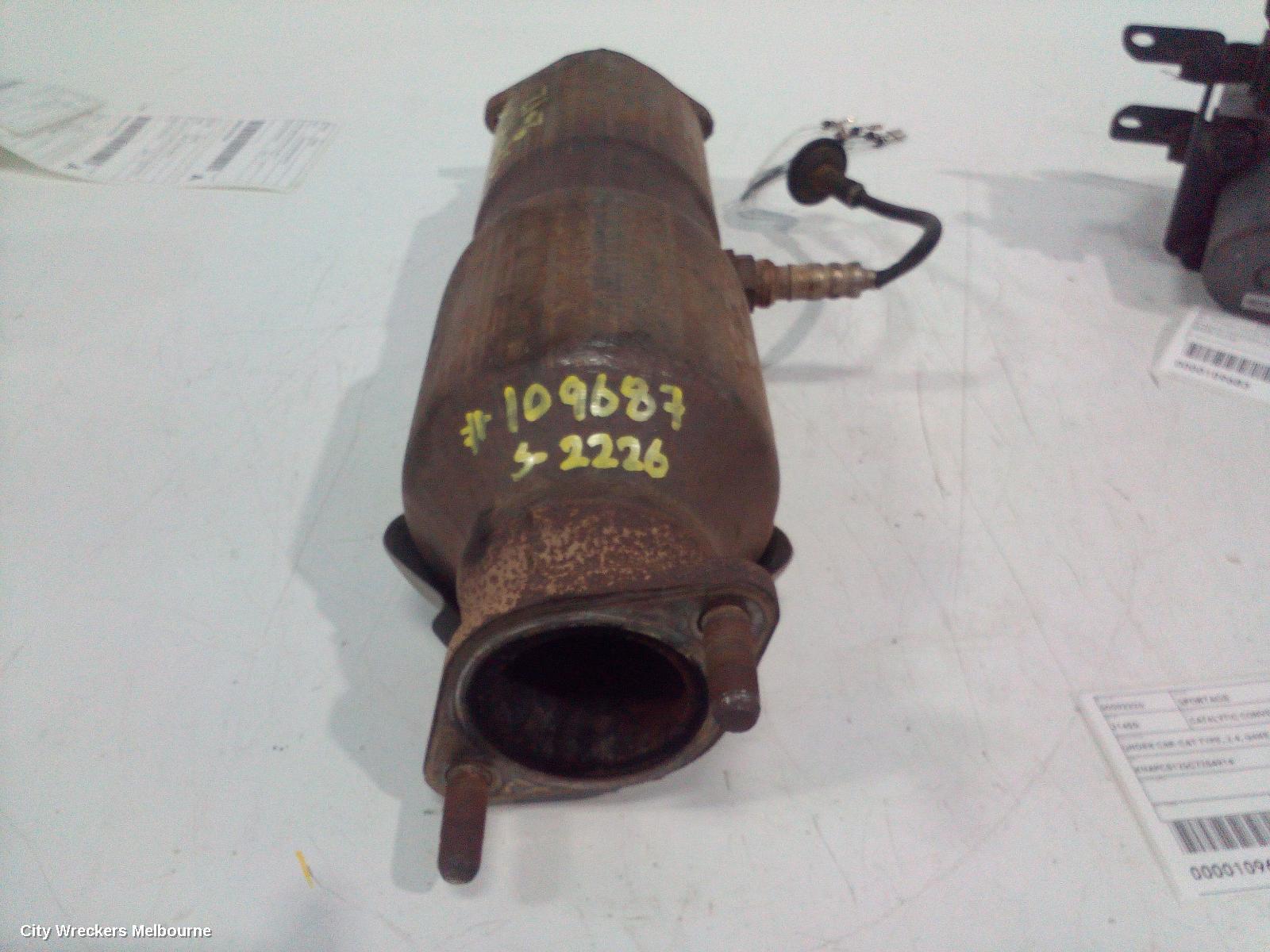 KIA SPORTAGE 2012 Catalytic Converter