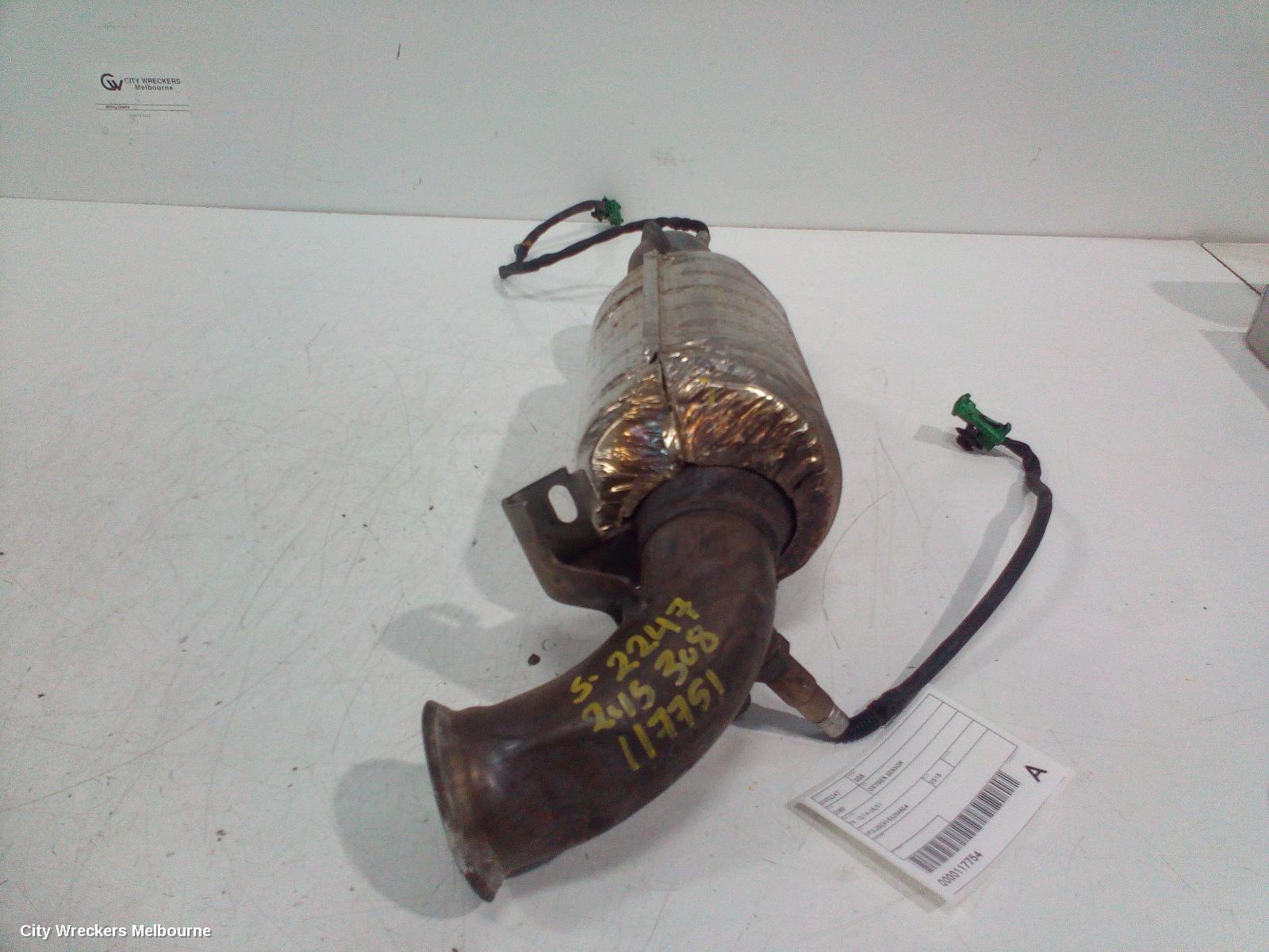 PEUGEOT 308 2015 Catalytic Converter