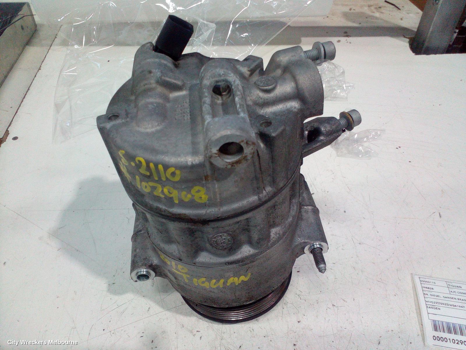 VOLKSWAGEN TIGUAN 2013 A/C Compressor