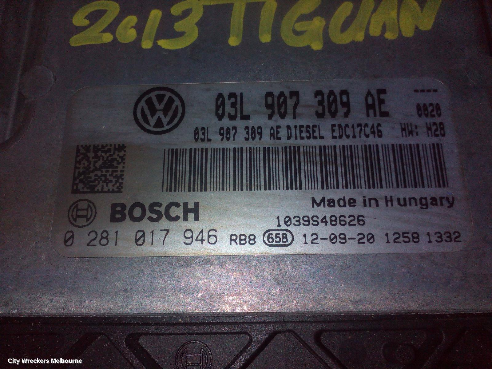 VOLKSWAGEN TIGUAN 2013 Ecu