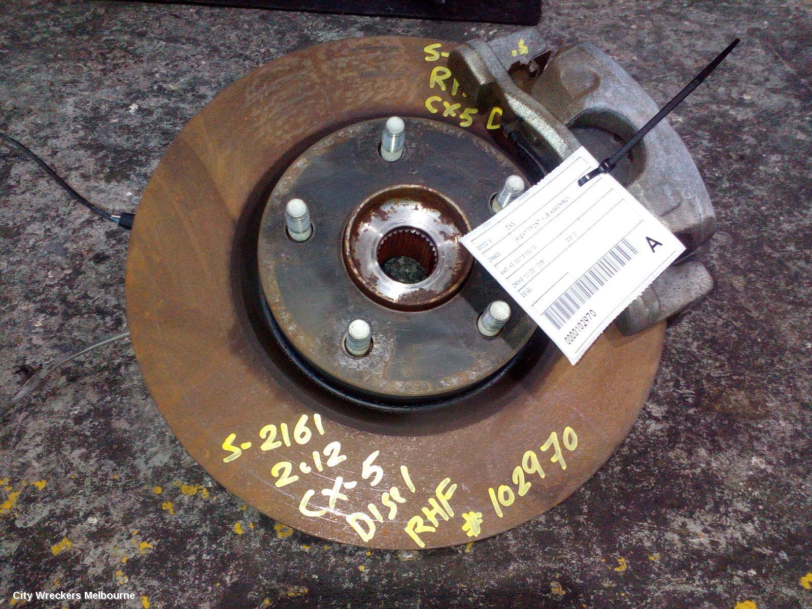 MAZDA CX5 2012 Right Front Hub Assembly