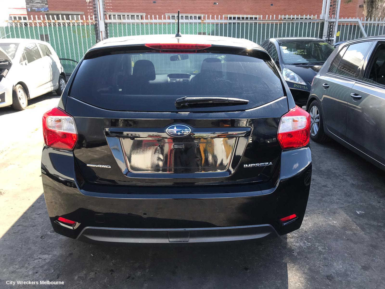 SUBARU IMPREZA 2013 Bootlid/Tailgate