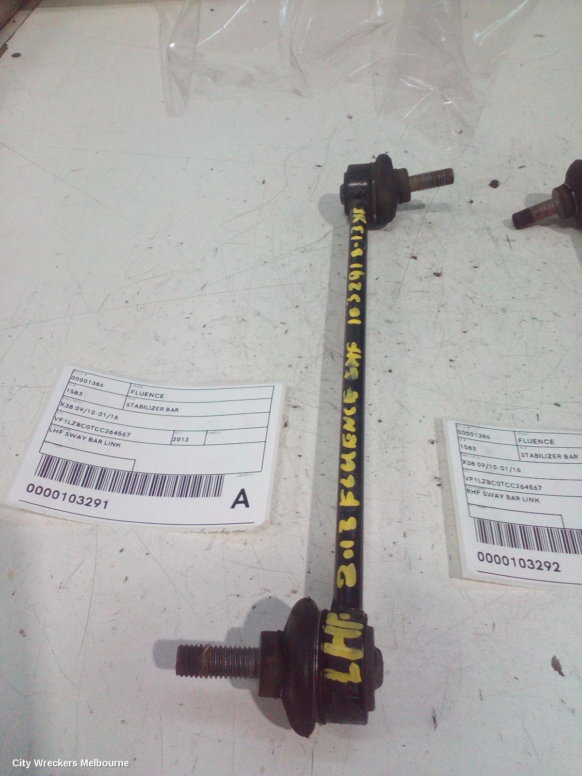 RENAULT FLUENCE 2013 Stabiliser Bar