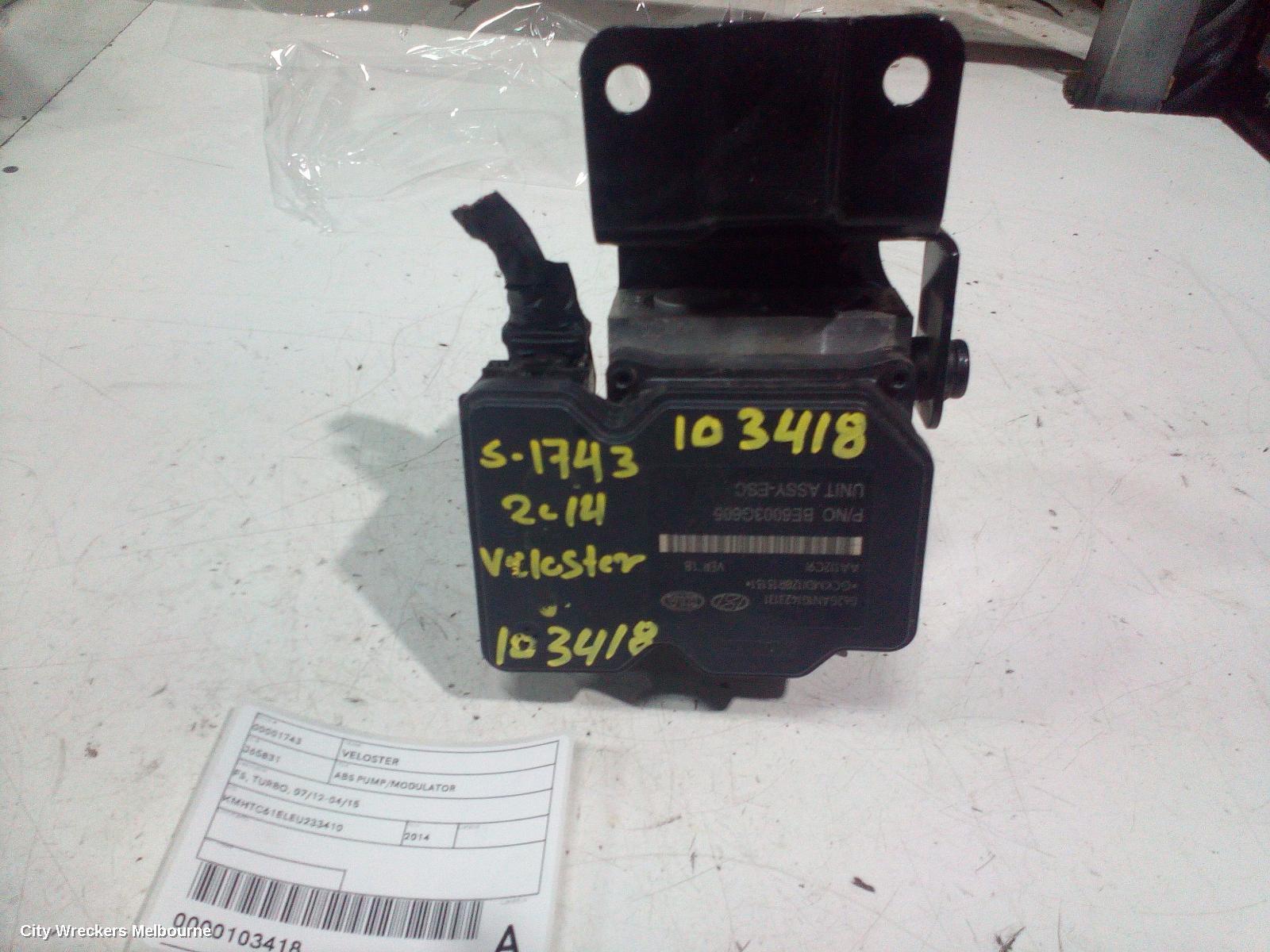 HYUNDAI VELOSTER 2014 Abs Pump/Modulator