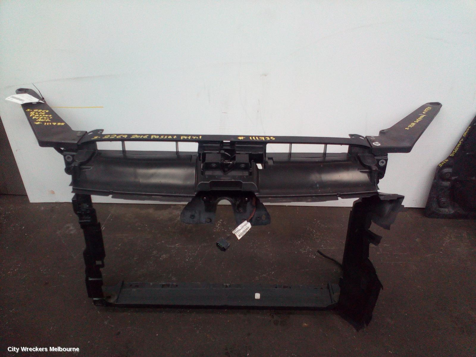 VOLKSWAGEN PASSAT 2016 Radiator Support