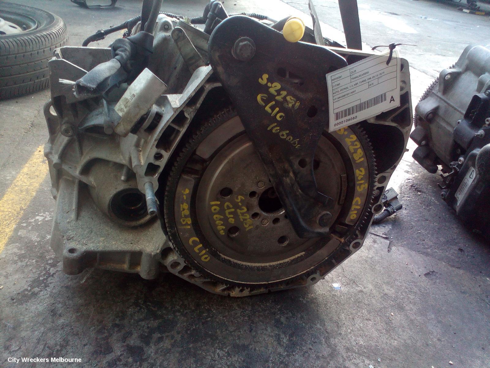 RENAULT CLIO 2015 Trans/Gearbox