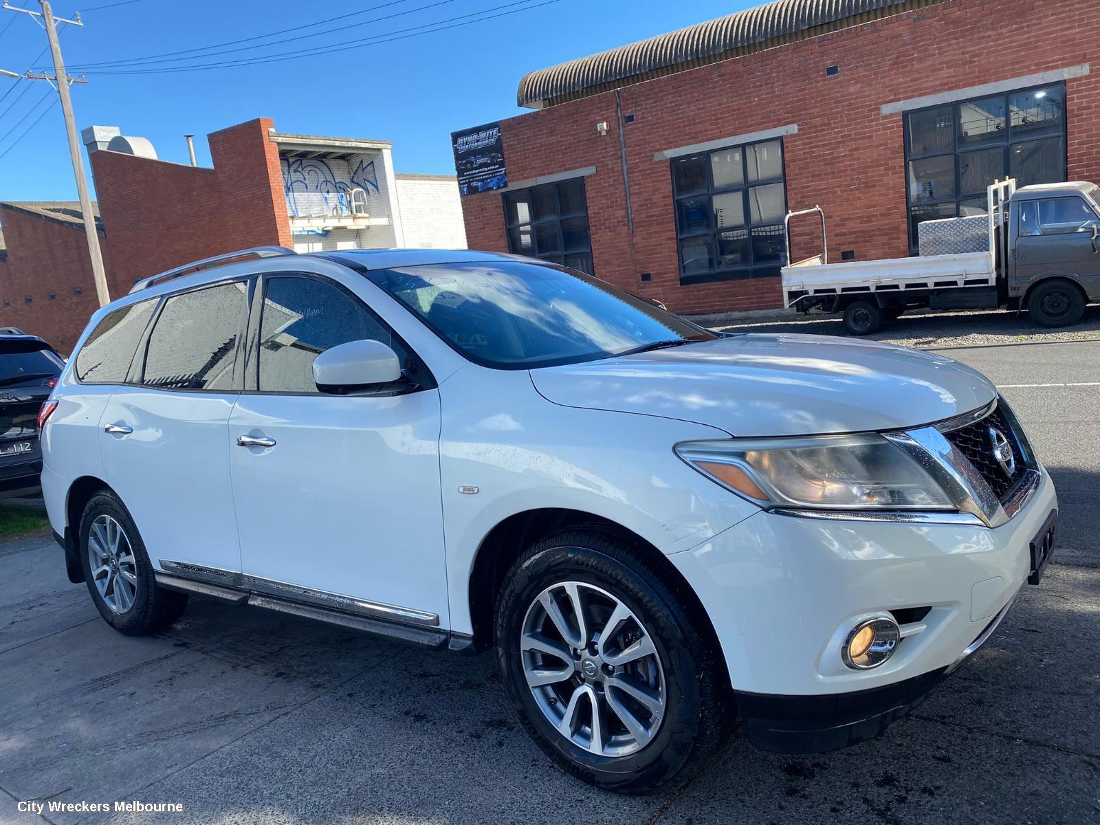 NISSAN PATHFINDER 2013 RIGHT_REAR_DOOR_SLIDING