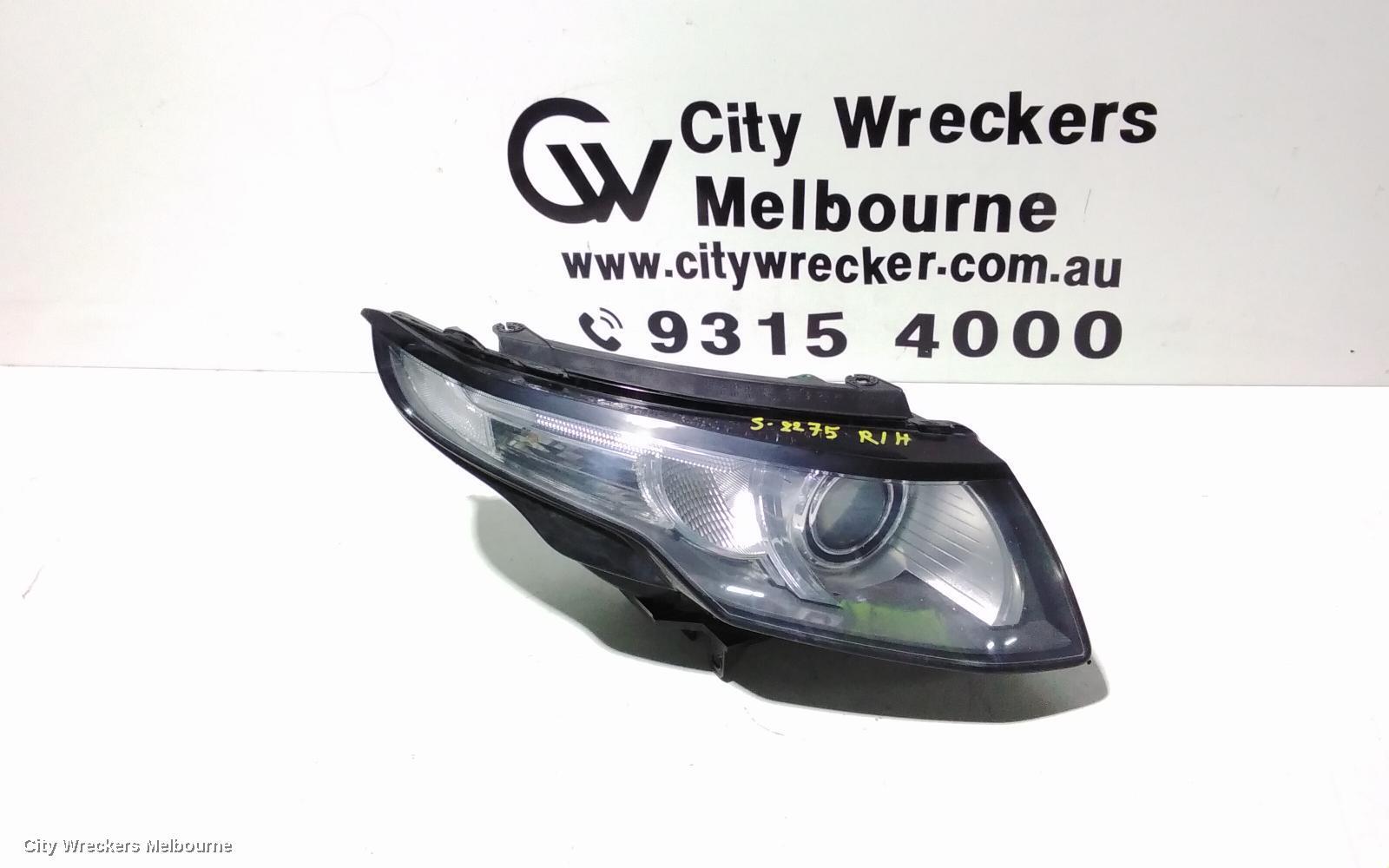 LAND ROVER RANGEROVER EVOQUE 2012 Right Headlamp