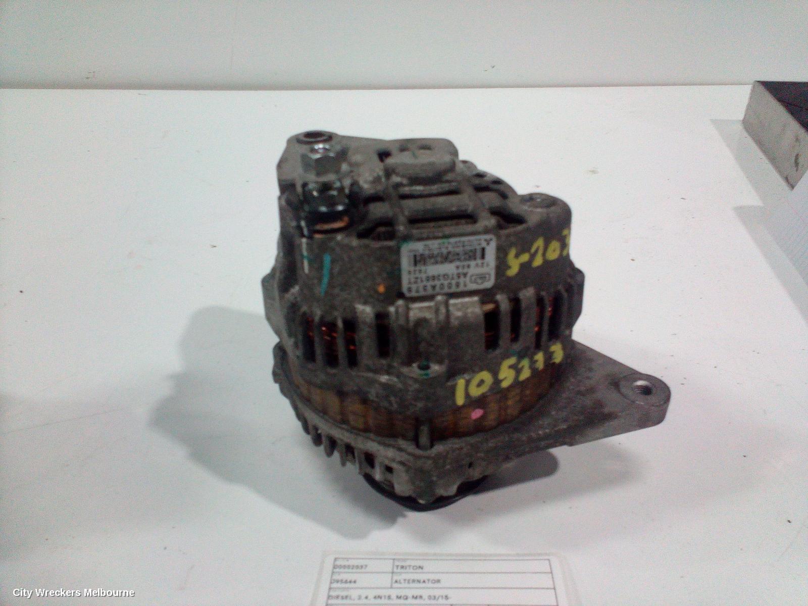 MITSUBISHI TRITON 2017 Alternator