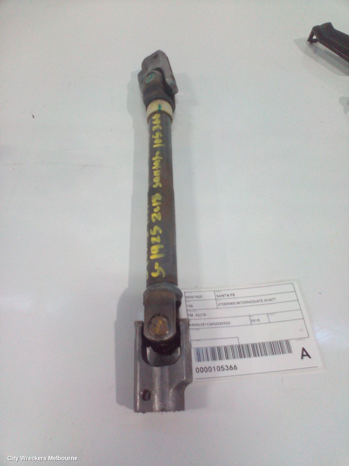 HYUNDAI SANTA FE 2018 STEERING_INTERMEDIATE_SHAFT