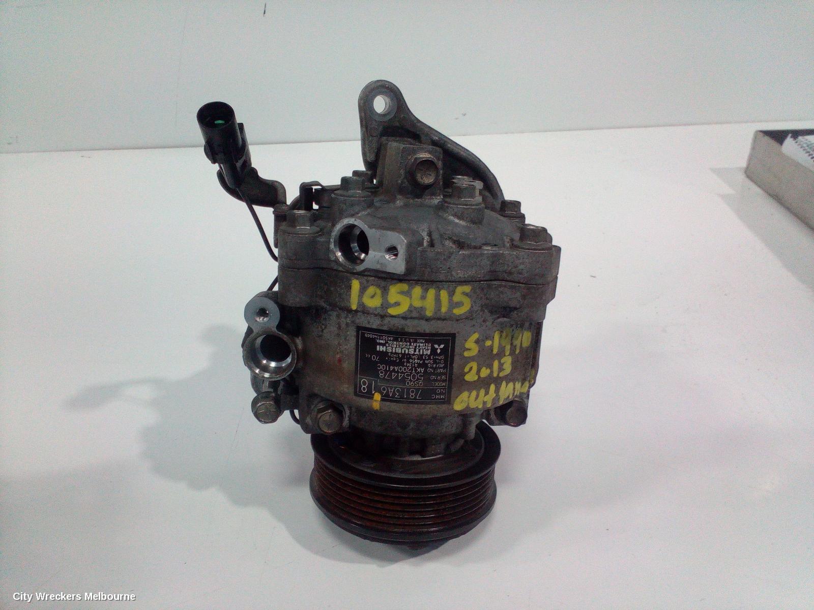 MITSUBISHI OUTLANDER 2013 A/C Compressor