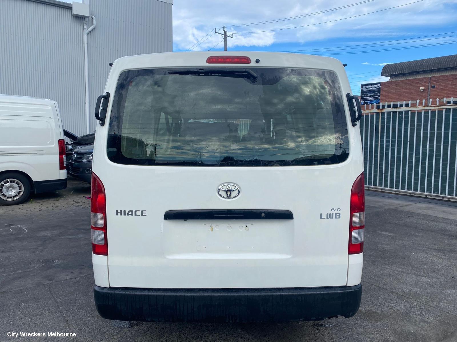 TOYOTA HIACE 2018 Rear Bumper