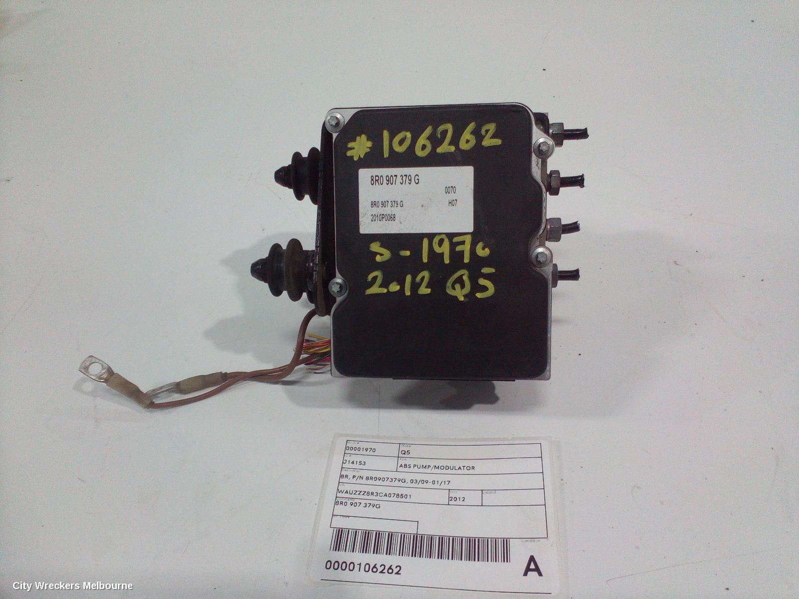 AUDI Q5 2012 Abs Pump/Modulator