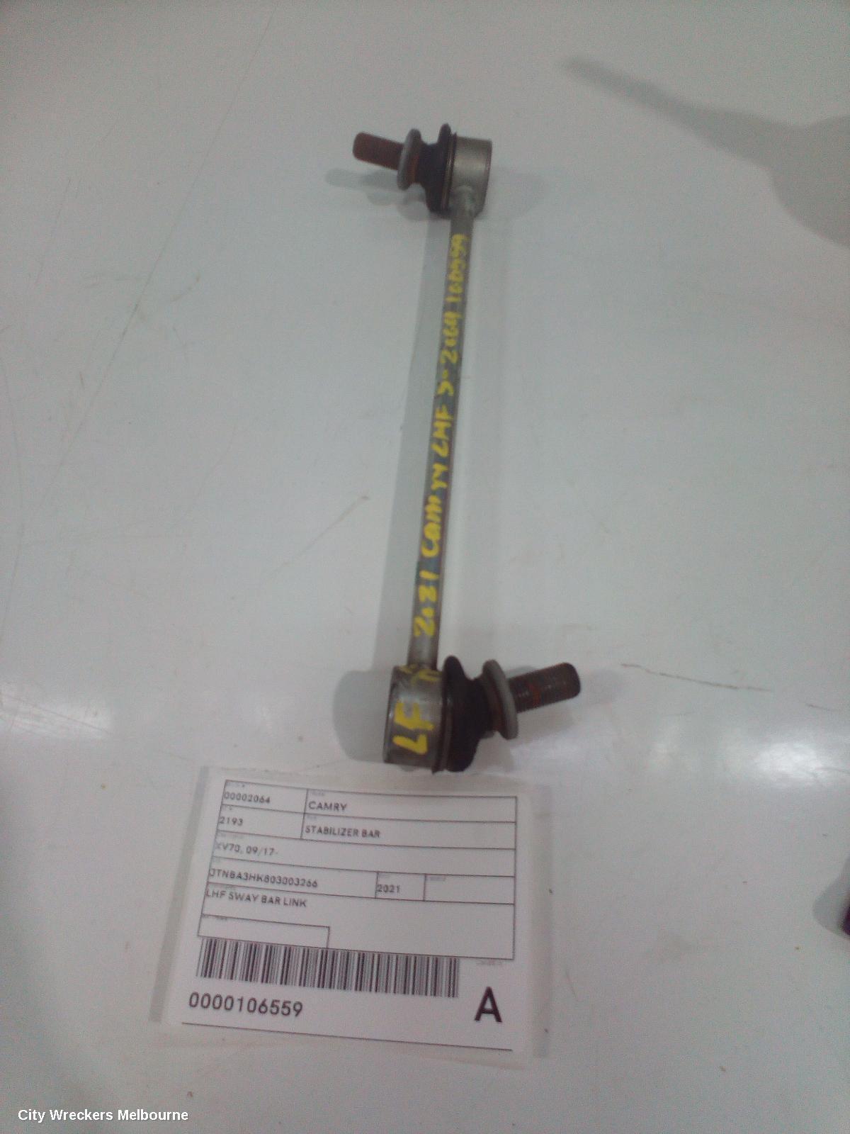 TOYOTA CAMRY 2021 Stabiliser Bar