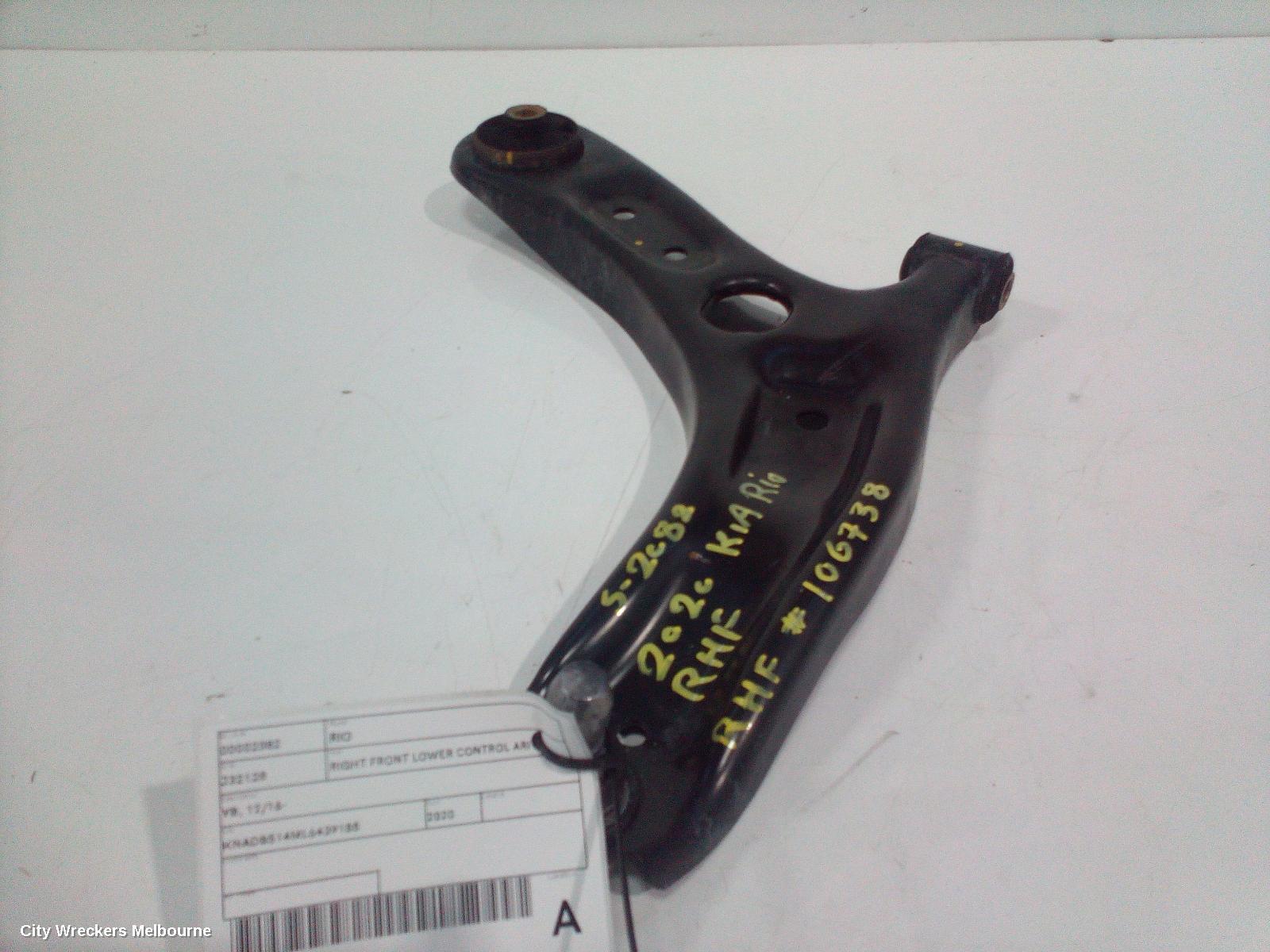 KIA RIO 2020 Right Front Lower Control Arm