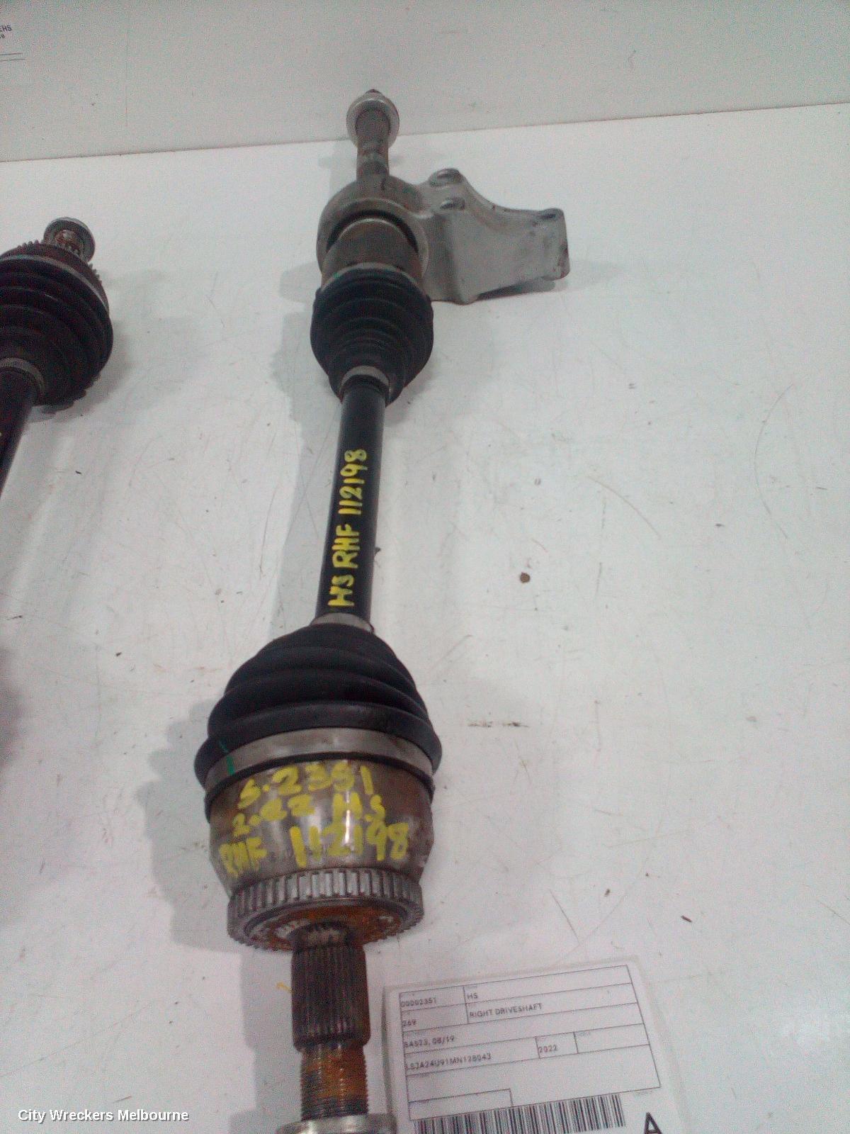 MG HS 2022 Right Driveshaft