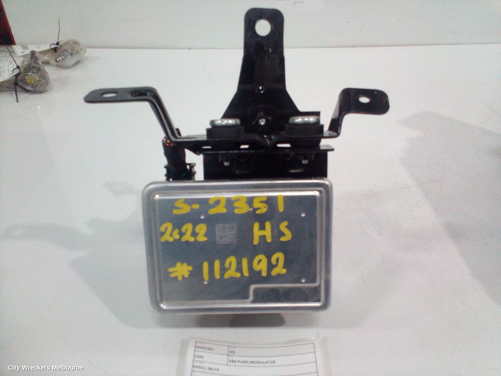 MG HS 2022 Abs Pump/Modulator